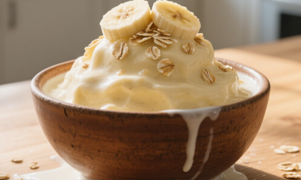 Nuts and Oats Breakfast Smoothie-How to make the easy summer meals(breakfast)