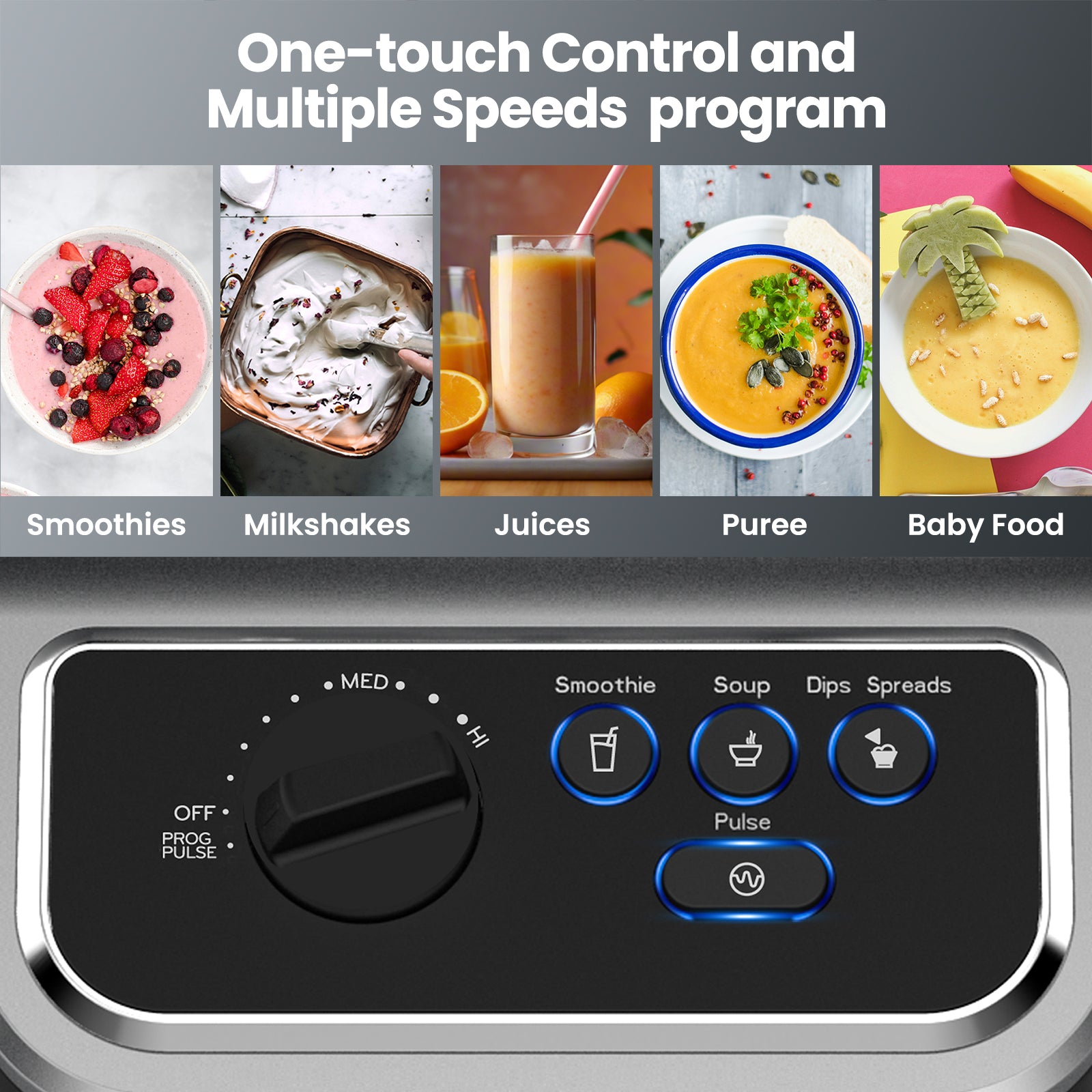 Licuadora de cocina comercial iCucina® 