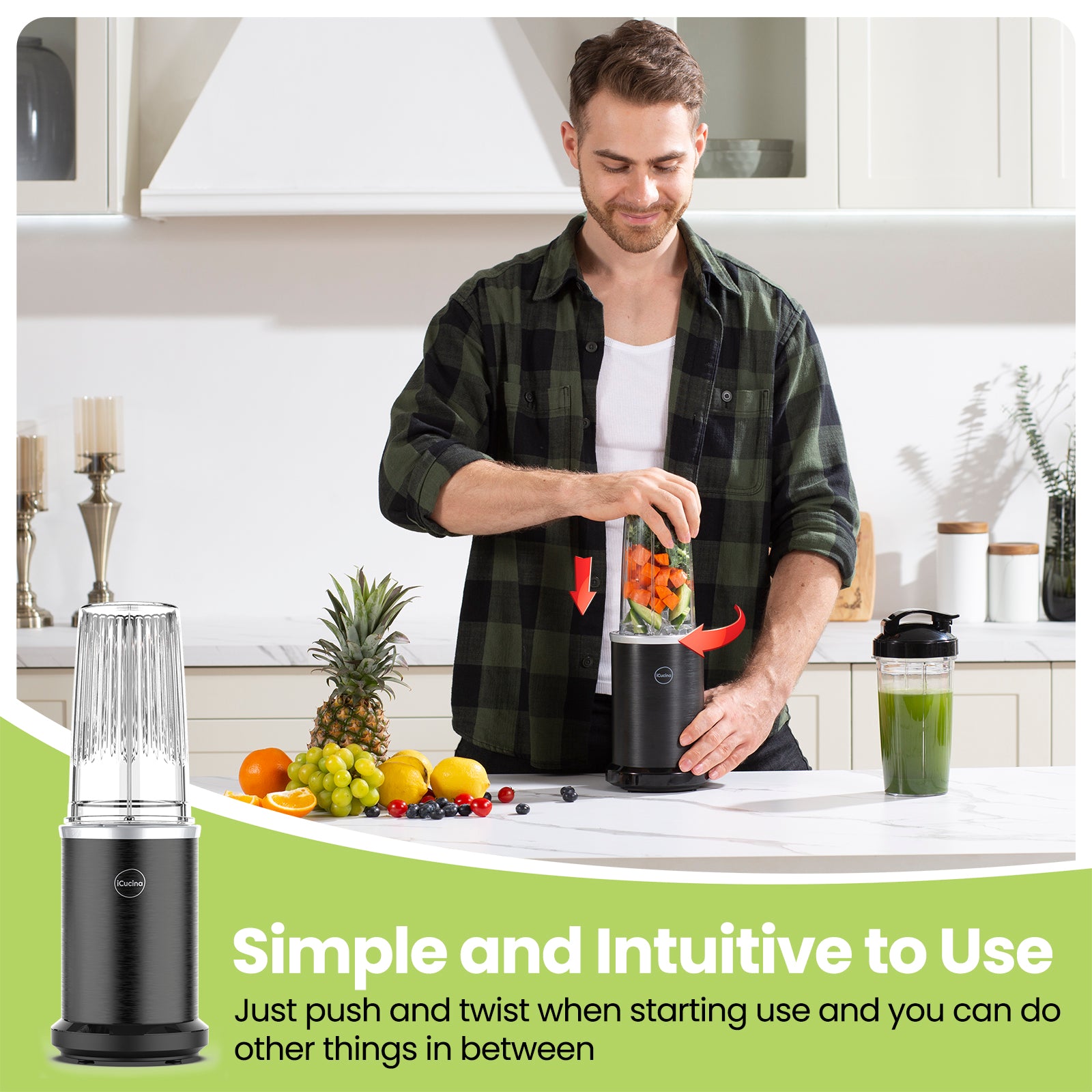 Licuadora iCucina® Professional Plus de 1000 W 