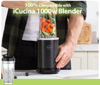 iCucina® Professional Plus Blender 1000W Cups, 2 Pack,  Replacement Part